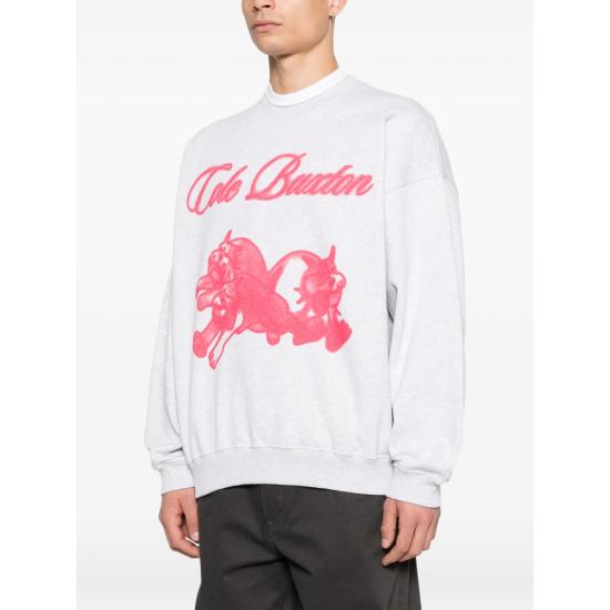 25FW 콜 북스톤 스웨터 BLSW270 211 GREY RED - COLE BUXTON