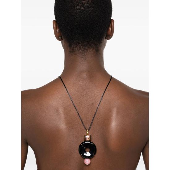 26SS 제니퍼 베어 목걸이/팬던트 118PC7 ONYX GOLD BLACK - JENNIFER BEHR