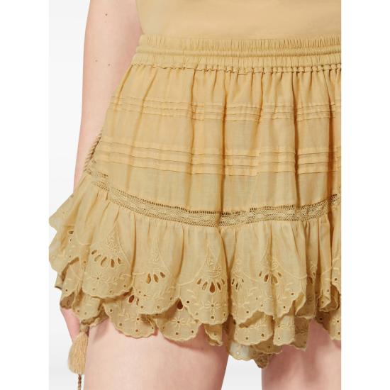 26SS 이자벨마랑에뚜왈 숏팬츠 D1J05E SH0255FA 10LC YELLOW - ISABEL MARANT ETOILE