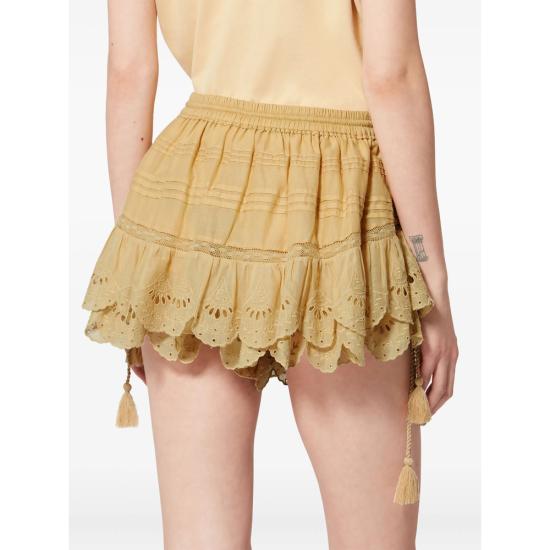 26SS 이자벨마랑에뚜왈 숏팬츠 D1J05E SH0255FA 10LC YELLOW - ISABEL MARANT ETOILE