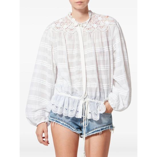 26SS 이자벨마랑에뚜왈 블라우스 D1J05E HT0767FA 20WH WHITE - ISABEL MARANT ETOILE