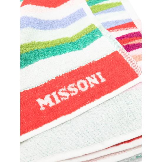 26SS 미쏘니 홈 비치용품 1F3SP99100 100 WHITE RED - MISSONI HOME