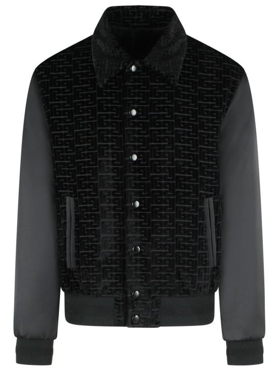 26SS 발망 봄버 자켓 GH1TFA73MI21EAP Black