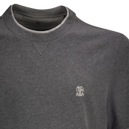 26SS 브루넬로 쿠치넬리 반팔 티셔츠 M0B137451G GREY - BRUNELLO CUCINELLI