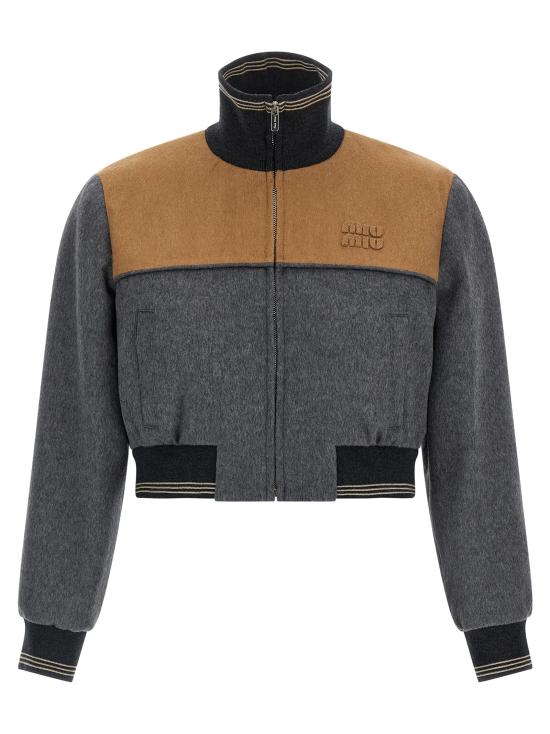 26SS 미우미우 봄버 자켓 ML1413SOOO18ZMF0LPX Multicolor