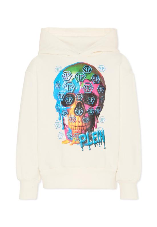 26SS [키즈] 필립 플레인 트레이닝 상의 S6PHJBHS245 002 IVORY