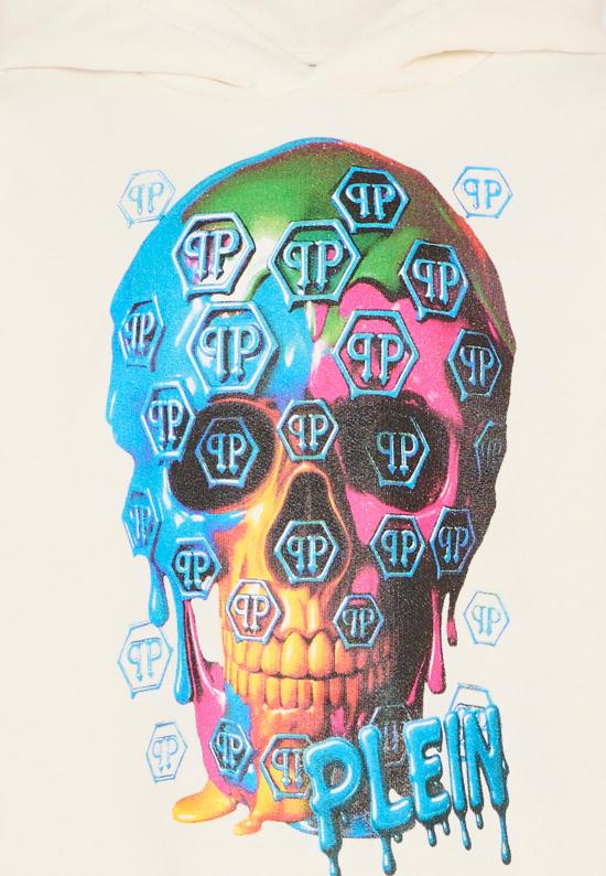 26SS [키즈] 필립 플레인 트레이닝 상의 S6PHJBHS245 002 IVORY - PHILIPP PLEIN