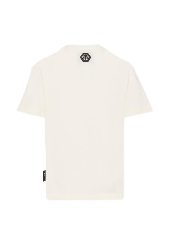 26SS [키즈] 필립 플레인 티셔츠 S6PHJGTH202 002 WHITE - PHILIPP PLEIN