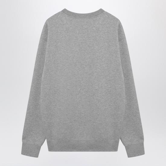 26SS 구찌 프린트 디테일 코튼 저지 스웨트셔츠 848737XJHOK Grey - GUCCI