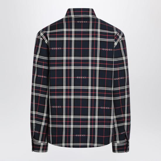26SS 구찌 긴팔 셔츠 853013ZAUAC Blue - GUCCI