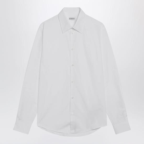 26SS 버버리 레귤러핏 코튼 포플린 셔츠 8122007136633 White