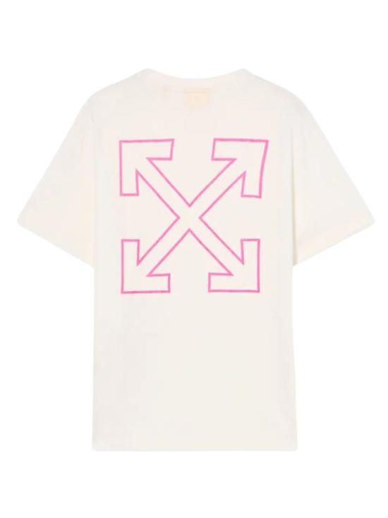 25FW [키즈] 오프화이트 티셔츠 44GAA001F5J00D 0132 White - OFF WHITE