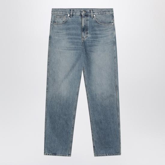 26SS 구찌 슬림 핏 코튼 데님 팬츠 844629XDDD2 Light blue
