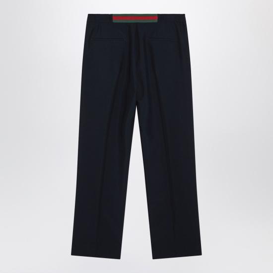 26SS 구찌 스트레이트 팬츠 852345ZADKB Blue - GUCCI