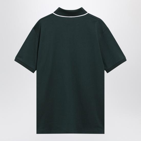 26SS 구찌 자수 코튼 피케 폴로 셔츠 806250XJHHO Black - GUCCI