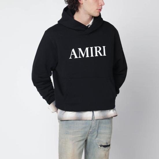 26SS 아미리 후드 티셔츠 AMJYHD1049CO Black