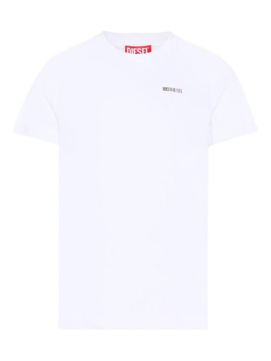 26SS [키즈] 디젤 티셔츠 J027710CATM K100 White