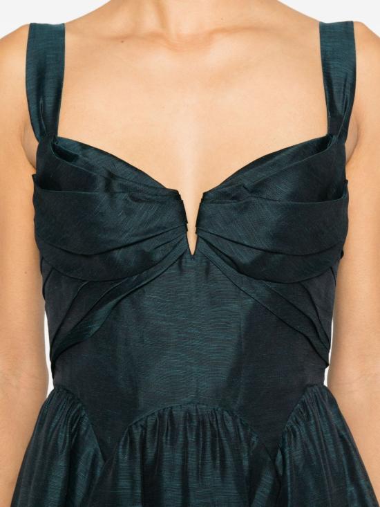 26SS 짐머만 미디 원피스 6847DC261 TEAL Blue - ZIMMERMANN