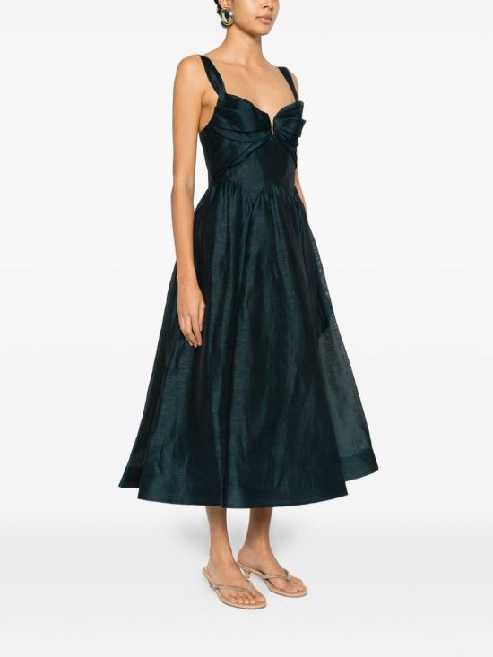 26SS 짐머만 미디 원피스 6847DC261 TEAL Blue - ZIMMERMANN