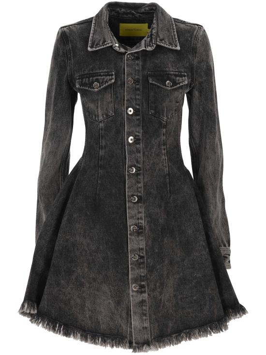 25FW 마르케스 알메이다 미디 원피스 AW25DR0508DNMBKA BLACK ACID WASH