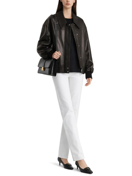 26SS 케이트 가죽 자켓 6166729 L729200 BLACK - KHAITE