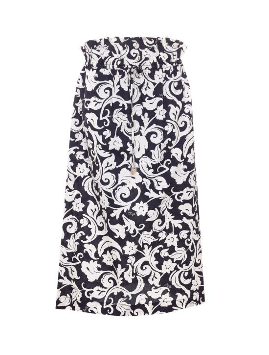 26SS 리우조 미디 스커트 WA6353T4853 P9421 Black