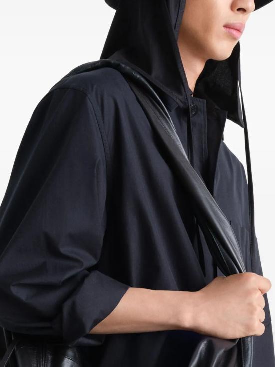 26SS 르메르 샤이니 나파 레더 스카프 백 BG0157 LL0075 MU096 BLACK DARK CHOCOLATE - LEMAIRE