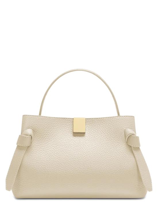 26FW 유제피 토트백 GYOZA MINI PEBBLE ANGORA IVORY