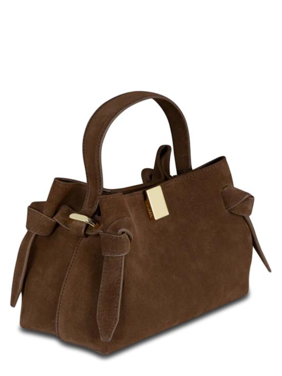 26FW 유제피 토트백 GYOZA MINI SUEDE CHOCOLATE BROWN - YUZEFI