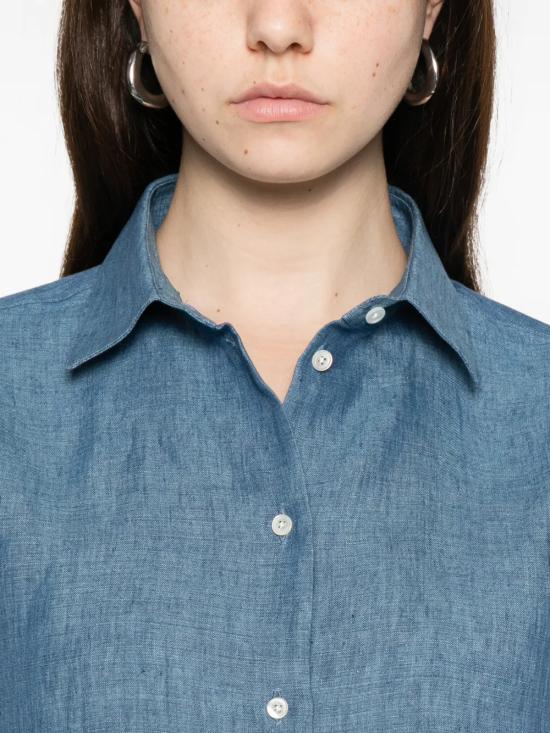 26SS 로에 셔츠 41819069 420 Blue - ROHE