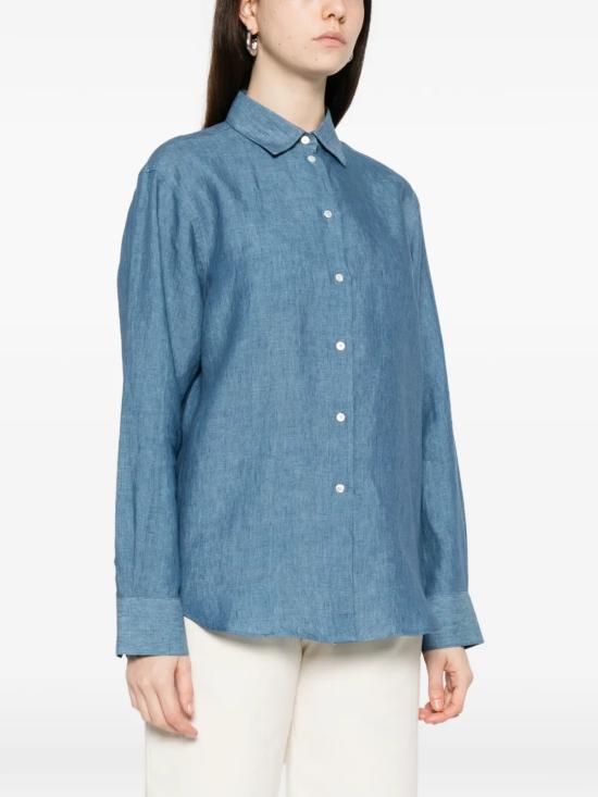 26SS 로에 셔츠 41819069 420 Blue - ROHE