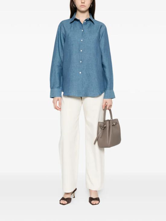 26SS 로에 셔츠 41819069 420 Blue - ROHE