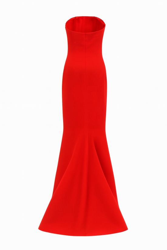 25FW 아멘쿠튀르 미디 원피스 ACW25507W25057 400 Red - AMEN COUTURE