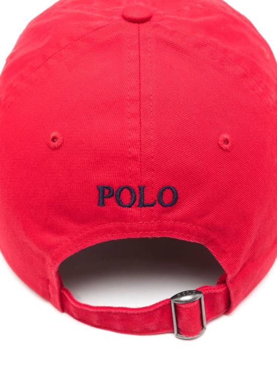 26SS 폴로 랄프로렌 포니 자수 치노 볼캡 211912843 022 Red - POLO RALPH LAUREN
