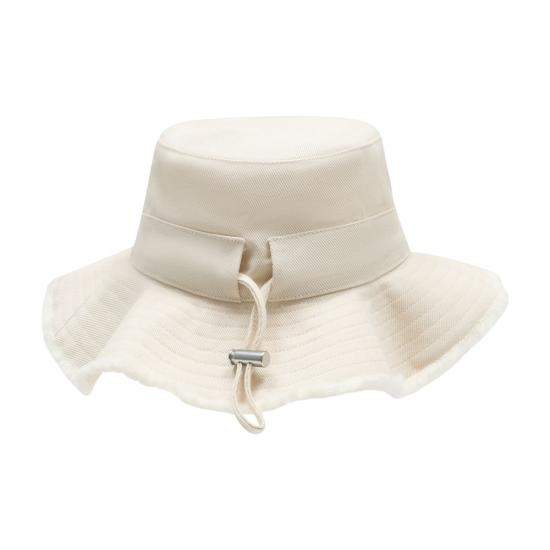 26SS 자크뮈스 버킷햇 ACU00002AE00014 110 white - JACQUEMUS