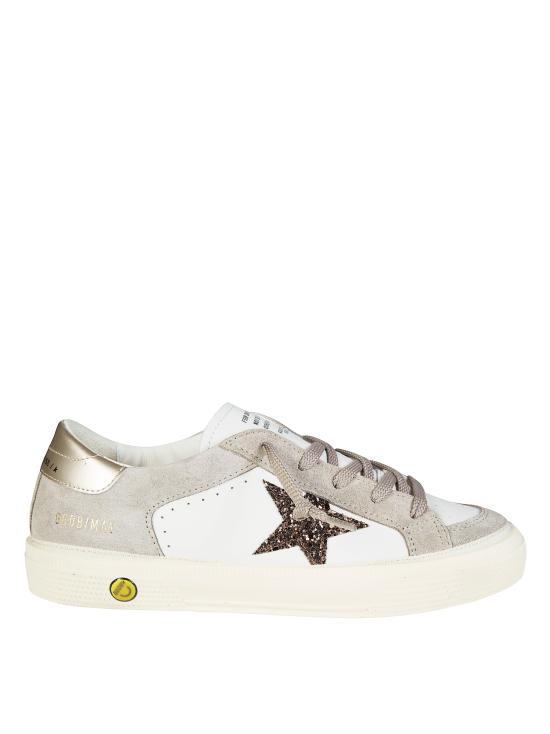 26SS [키즈] 골든구스 스니커즈 GYF00495 F008072 817 WHITE TAUPE BEIGE 81760 BIANCO