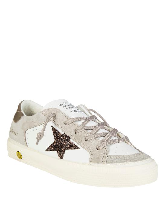 26SS [키즈] 골든구스 스니커즈 GYF00495 F008072 817 WHITE TAUPE BEIGE 81760 BIANCO - GOLDEN GOOSE