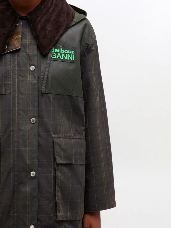 26SS 바버 X 가니 자켓 LWX1528 TN11 CLASSIC TARTAN FERN - BARBOUR X GANNI