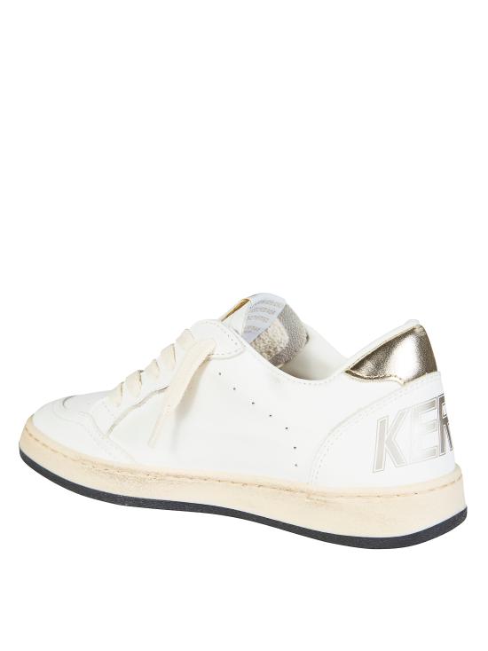 26SS [키즈] 골든구스 스니커즈 GYF00439 F008047 123 WHITE BROWN AND BLACK LEO PLATINUM 12380 BIANCO - GOLDEN GOOSE