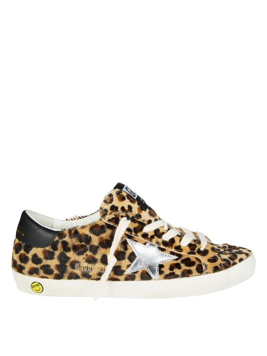 26SS [키즈] 골든구스 스니커즈 GYF00101 F008025 557 BLACK AND BROWN LEO PLATINUM BLACK 55731 ANIMALIER