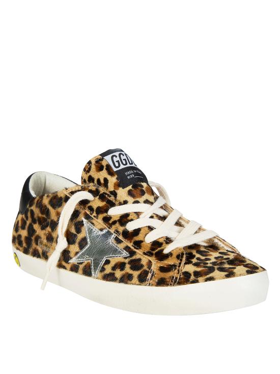 26SS [키즈] 골든구스 스니커즈 GYF00101 F008025 557 BLACK AND BROWN LEO PLATINUM BLACK 55731 ANIMALIER - GOLDEN GOOSE