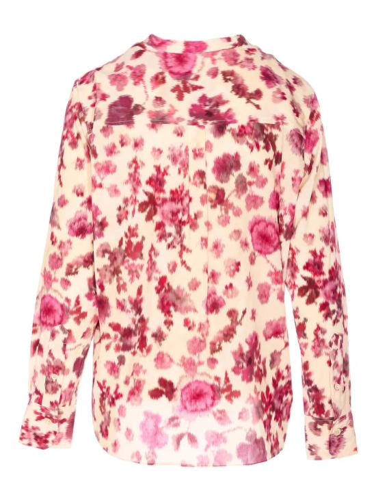 26SS 이자벨마랑 루삭 실크 로즈 프린트 블라우스 CH0293FC D1J11I 40PK PINK - ISABEL MARANT