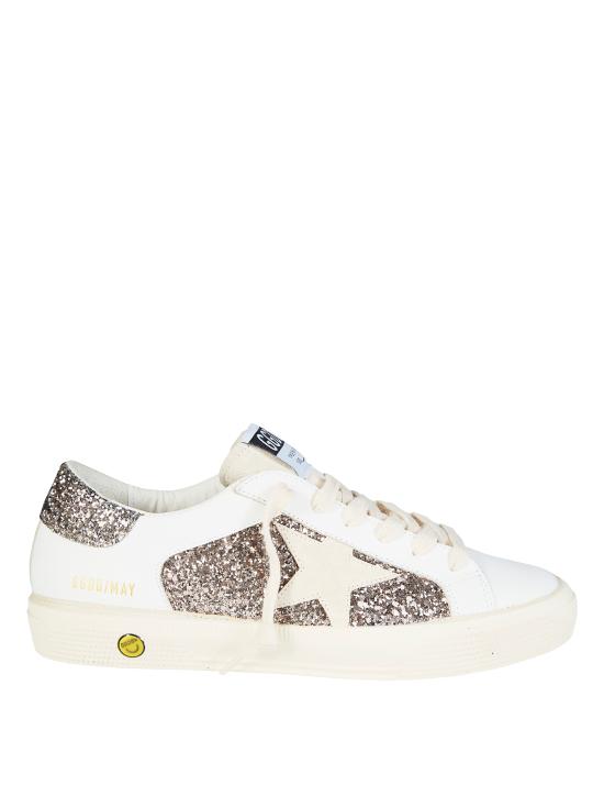 26SS [키즈] 골든구스 스니커즈 GTF00715 F005321 116 OPTIC WHITE CINDER SEED PEARL 11694 ORO