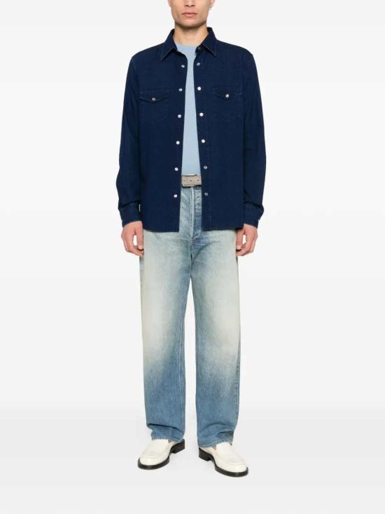 26SS 톰포드 긴팔 셔츠 HDS001FMC289UCC NAVY - TOMFORD