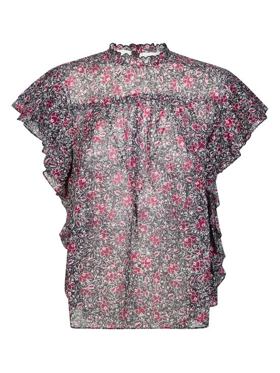 26SS 이자벨마랑에뚜왈 블라우스 HT0816FCD1J14E 86CY ROSSO