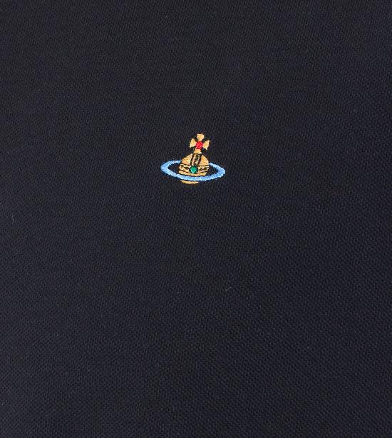 26SS 비비안웨스트우드 폴로 티셔츠 2H01000U J00AUN401 Black - VIVIENNE WESTWOOD