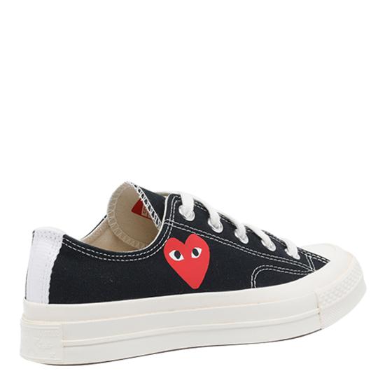 26SS 꼼데가르송 플레이 X 컨버스 스니커즈 K128W Black - COMME DES GARCONS PLAY CONVERSE