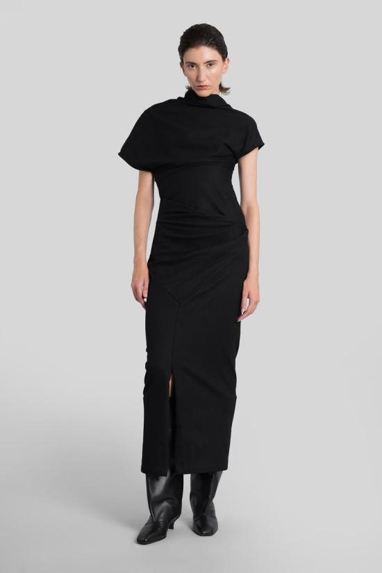 25FW 엔타이어 스튜디오 롱 원피스 425862 ESW W25 6028 Black