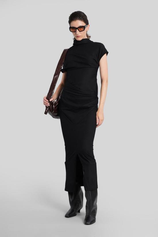 25FW 엔타이어 스튜디오 롱 원피스 425862 ESW W25 6028 Black - ENTIRE STUDIOS