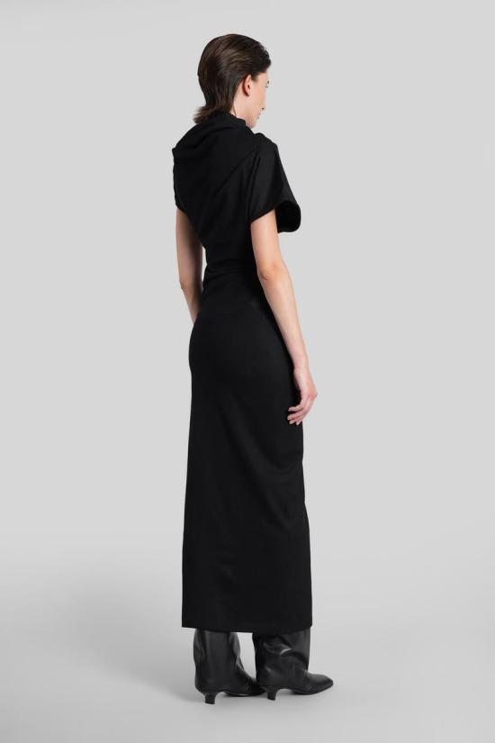 25FW 엔타이어 스튜디오 롱 원피스 425862 ESW W25 6028 Black - ENTIRE STUDIOS